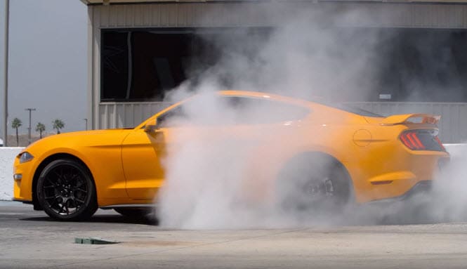 2018 Ford Mustang Burnouts