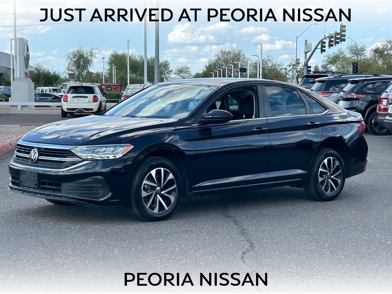 Deep Black 2022 Volkswagen Jetta Sedan Front-Wheel Drive 8-Speed Automatic