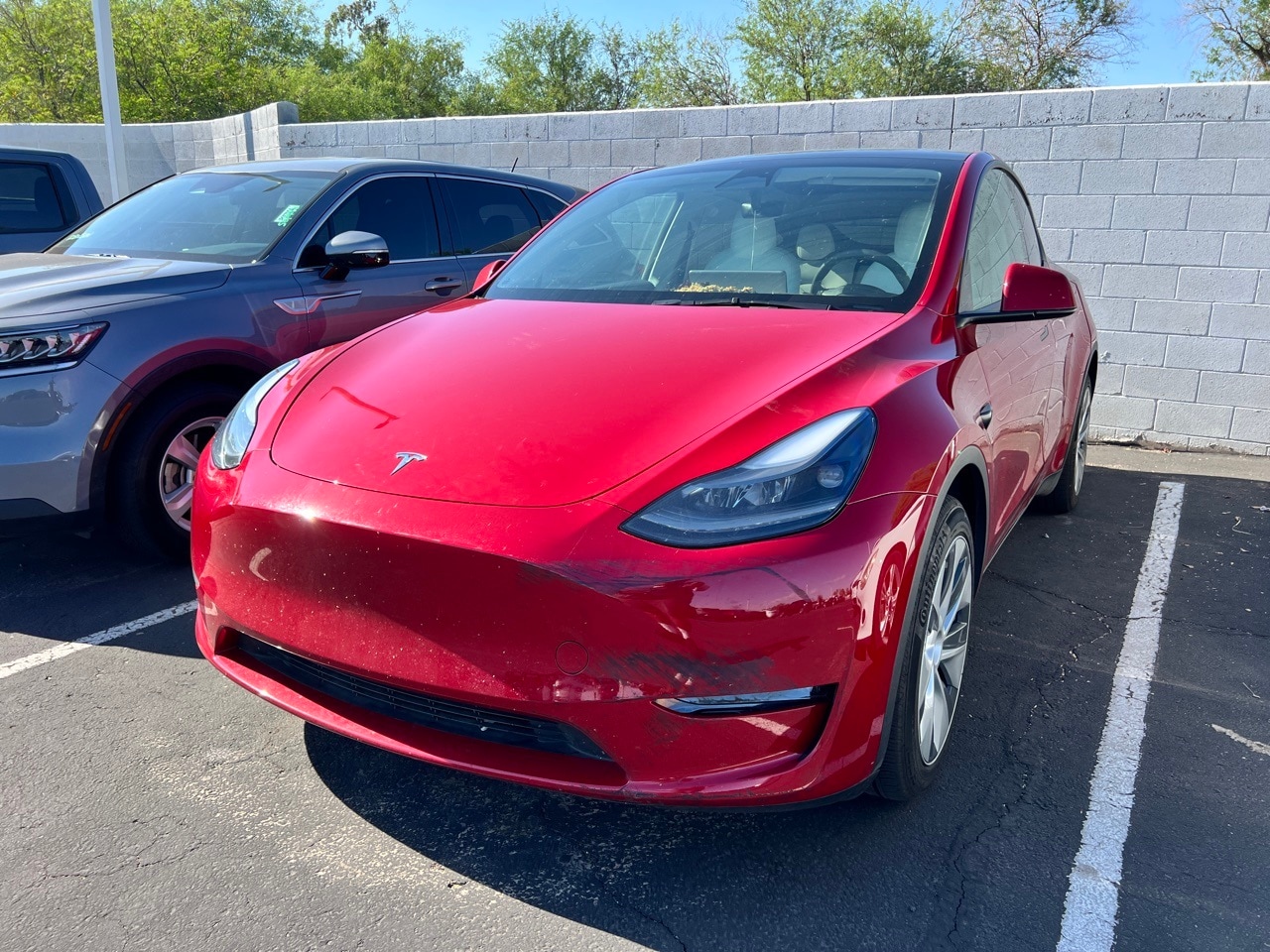 Used 2023 Tesla Model Y Long Range with VIN 7SAYGDEE0PF627595 for sale in Peoria, AZ