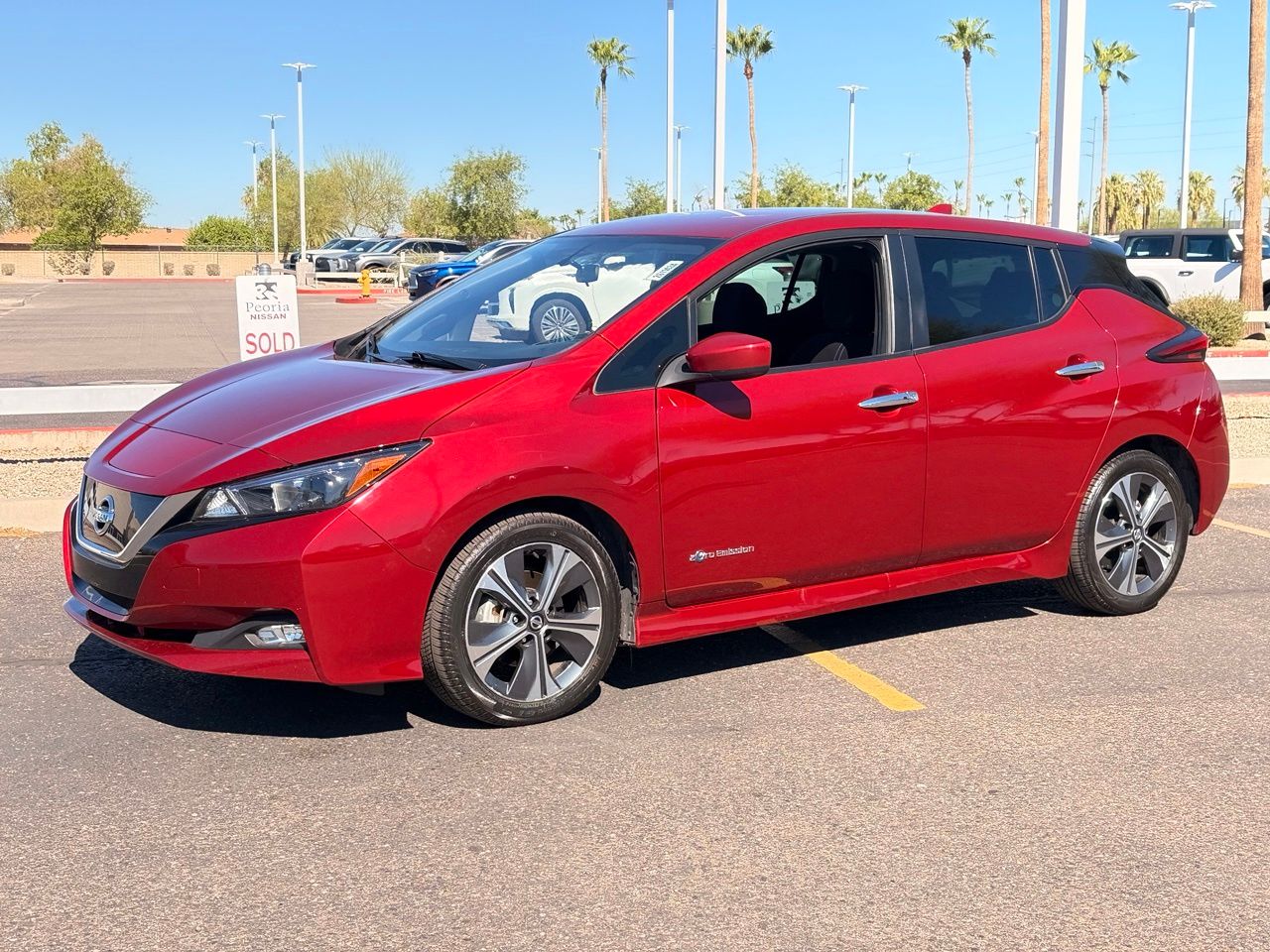 Used 2019 Nissan Leaf SV with VIN 1N4AZ1CP9KC302385 for sale in Peoria, AZ