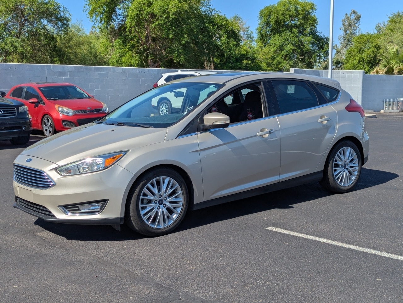 Used 2017 Ford Focus Titanium with VIN 1FADP3N29HL272541 for sale in Peoria, AZ