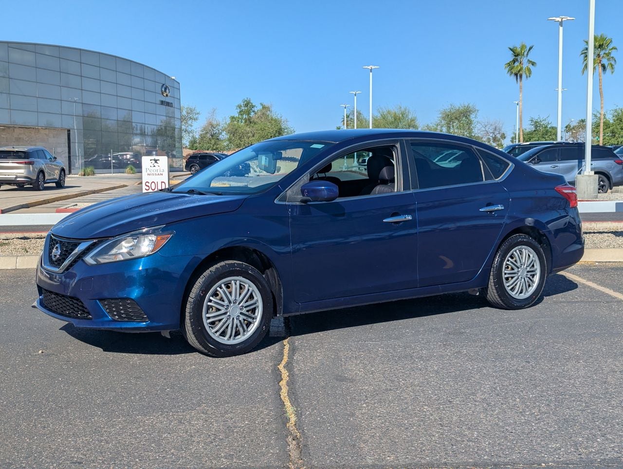 Used 2017 Nissan Sentra SV with VIN 3N1AB7AP7HL672304 for sale in Peoria, AZ