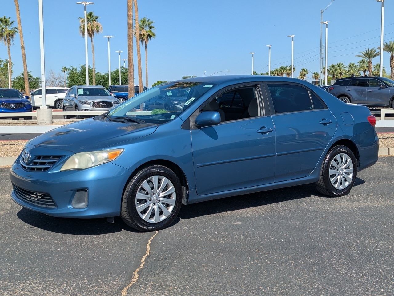 Used 2013 Toyota Corolla LE with VIN 5YFBU4EE5DP199258 for sale in Peoria, AZ