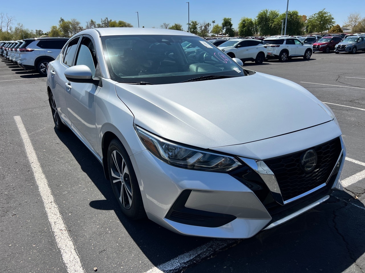 Used 2021 Nissan Sentra SV with VIN 3N1AB8CVXMY200984 for sale in Peoria, AZ