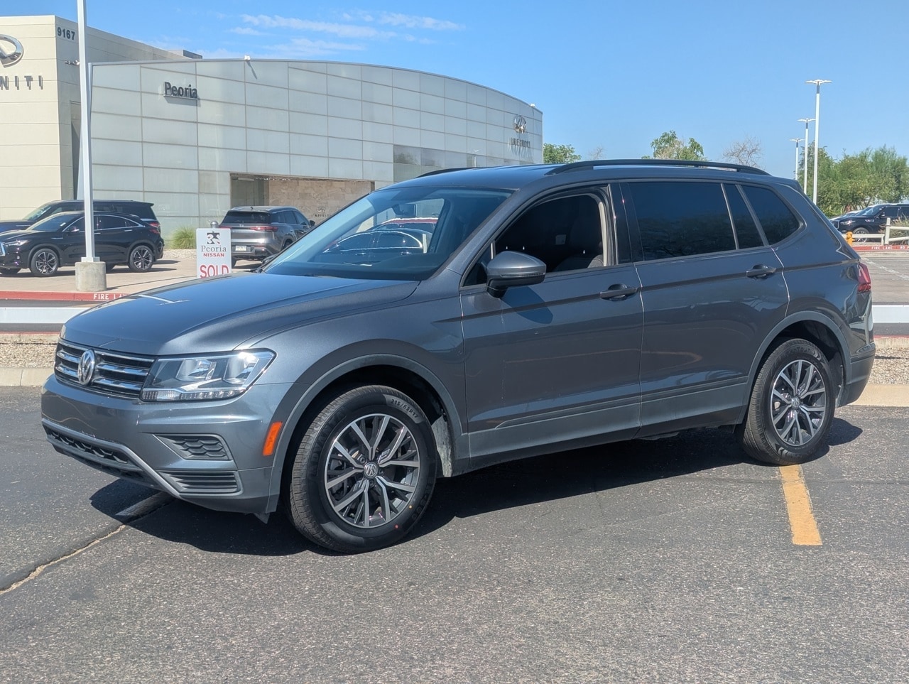 Used 2021 Volkswagen Tiguan S with VIN 3VV1B7AX1MM076785 for sale in Peoria, AZ