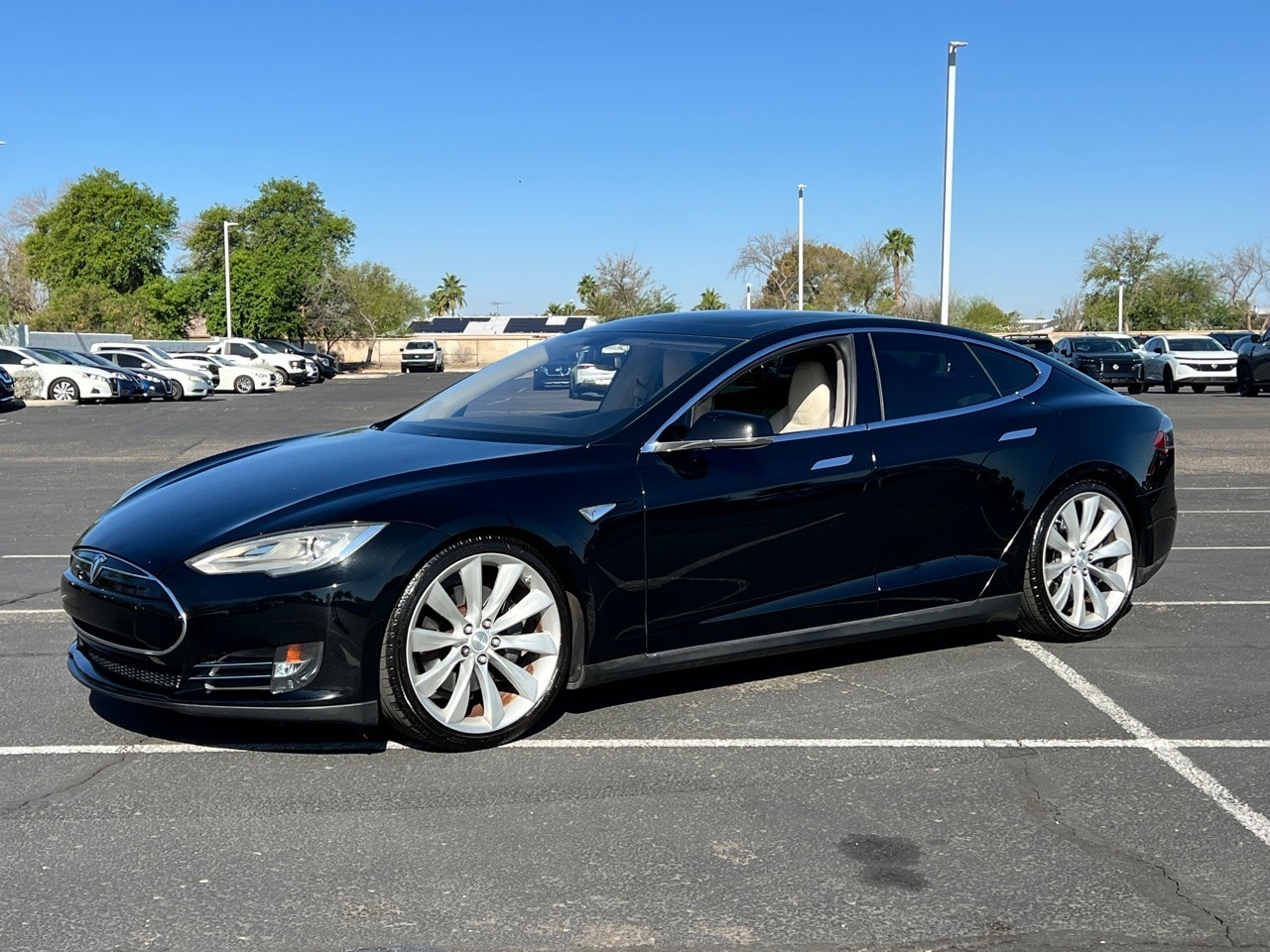 Used 2012 Tesla Model S S with VIN 5YJSA1DP4CFS00081 for sale in Peoria, AZ