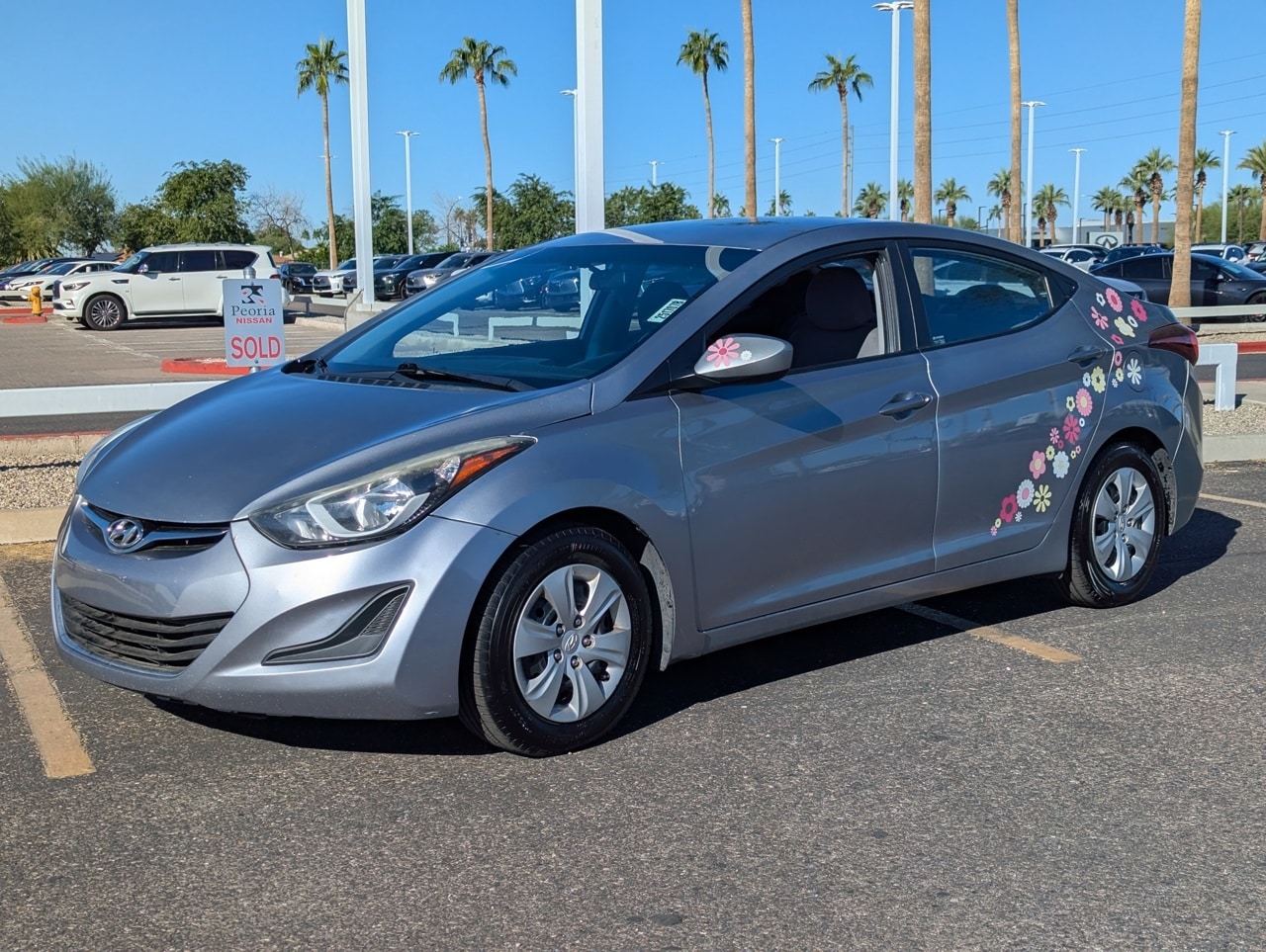 Used 2016 Hyundai Elantra SE with VIN 5NPDH4AE4GH725822 for sale in Peoria, AZ