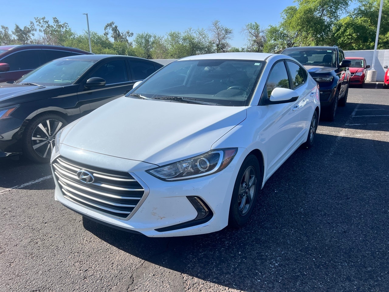 Used 2018 Hyundai Elantra Eco with VIN 5NPD94LA2JH370163 for sale in Peoria, AZ