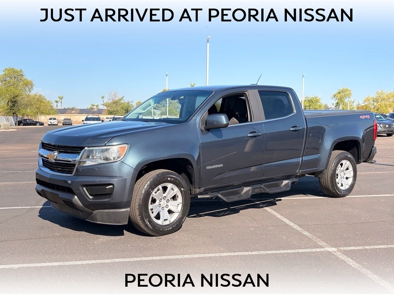 Shadow Gray Metallic 2019 Chevrolet Colorado Pickup Truck Four-Wheel Drive 8-Speed Automatic