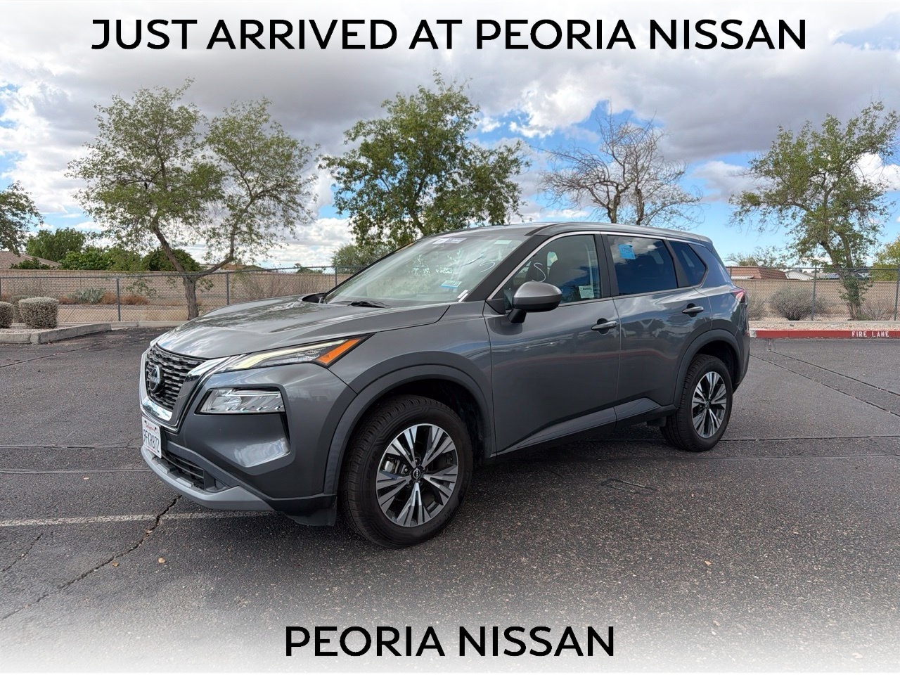Gray (Gun Metallic) 2023 Nissan Rogue SUV / Crossover Front-Wheel Drive Continuously Variable Transmission