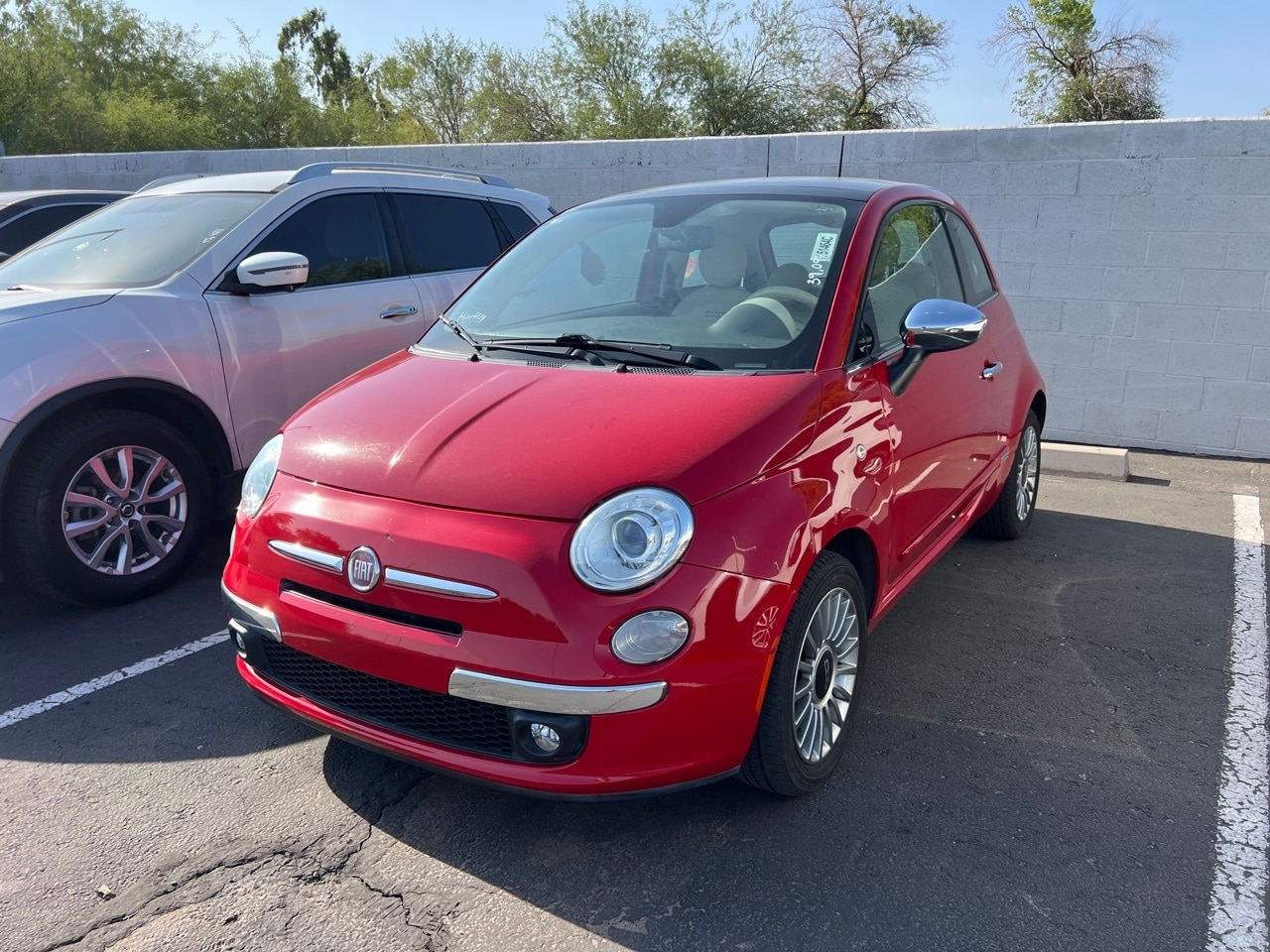 Used 2012 FIAT 500 Lounge with VIN 3C3CFFCR7CT384413 for sale in Irving, TX