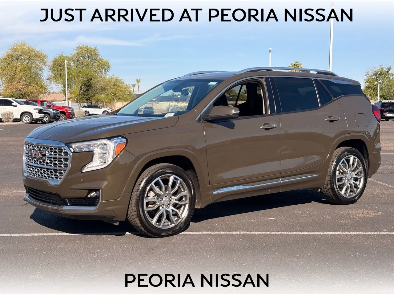 Deep Bronze Metallic 2023 GMC Terrain Denali AWD SUV / Crossover All-Wheel Drive 9-Speed Automatic