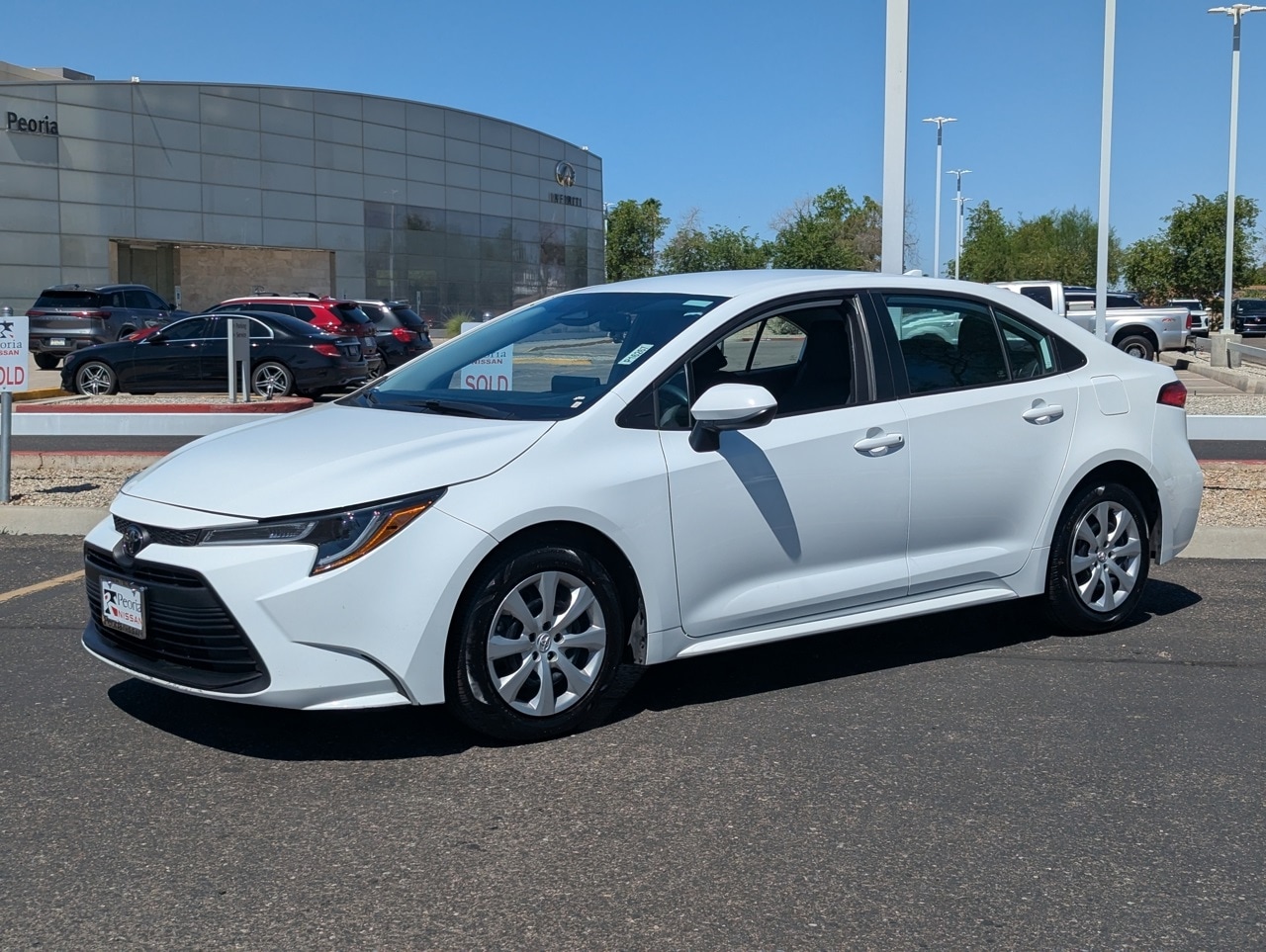 Used 2023 Toyota Corolla LE with VIN 5YFB4MDEXPP047370 for sale in Peoria, AZ