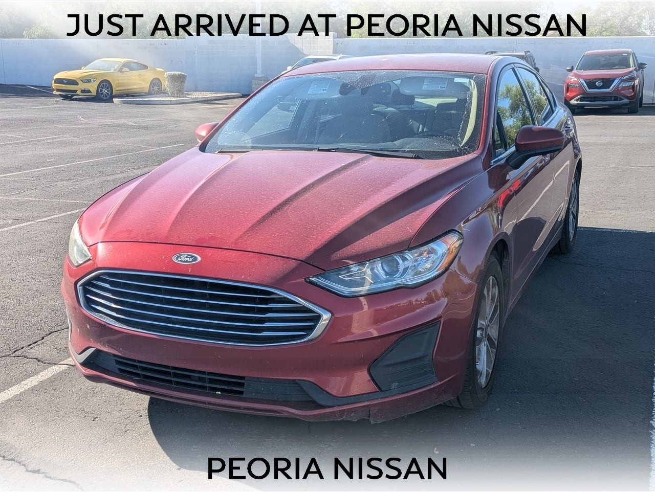 Ruby Red 2019 Ford Fusion SE Sedan Front-Wheel Drive 6-Speed Automatic