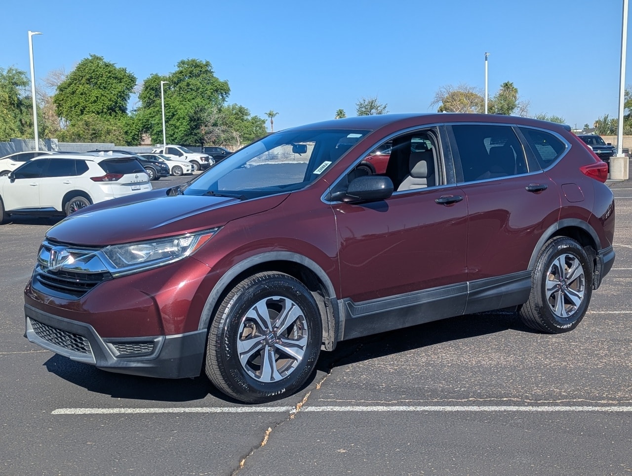 Used 2019 Honda CR-V LX with VIN 5J6RW5H38KL001281 for sale in Peoria, AZ