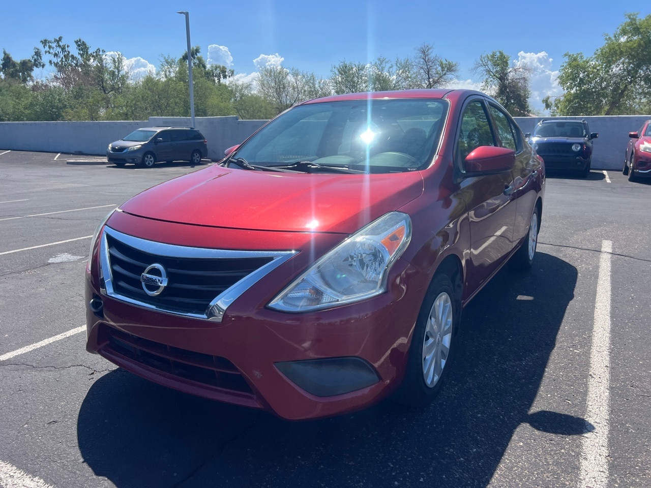 Used 2017 Nissan Versa Sedan S Plus with VIN 3N1CN7AP8HL866131 for sale in Peoria, AZ