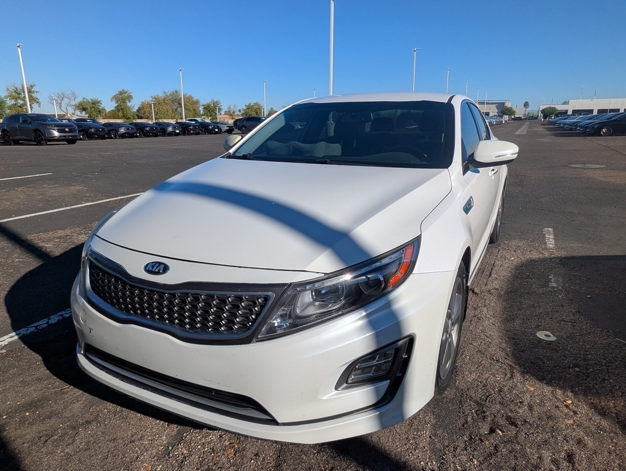 Used 2016 Kia Optima EX Hybrid with VIN KNAGN4AD7G5098849 for sale in Peoria, AZ