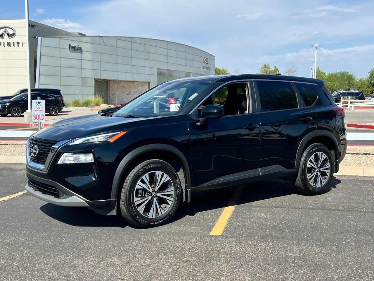 Certified 2023 Nissan Rogue SV with VIN JN8BT3BA9PW412646 for sale in Peoria, AZ