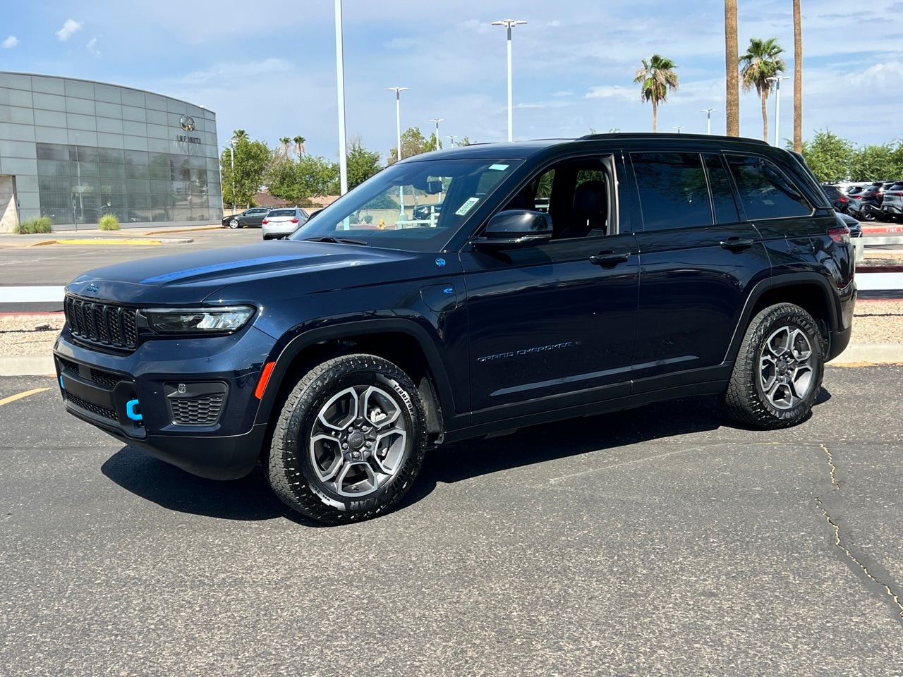 Used 2022 Jeep Grand Cherokee Trailhawk 4xe with VIN 1C4RJYC61N8759896 for sale in Peoria, AZ