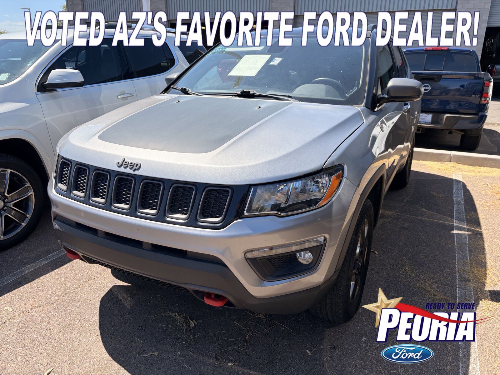 Billet Silver 2018 Jeep Compass Trailhawk 4WD SUV / Crossover Four-Wheel Drive 9-Speed Automatic