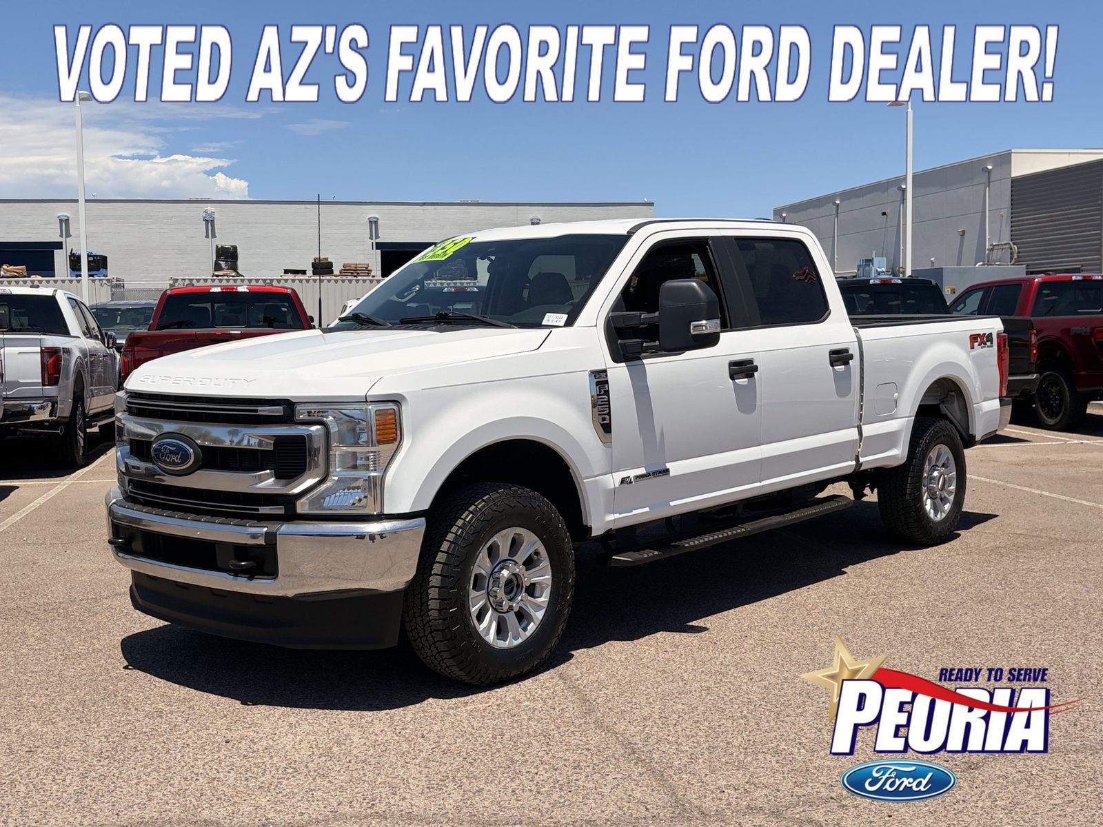Oxford White 2022 Ford F-250 Super Duty Pickup Truck Four-Wheel Drive Automatic