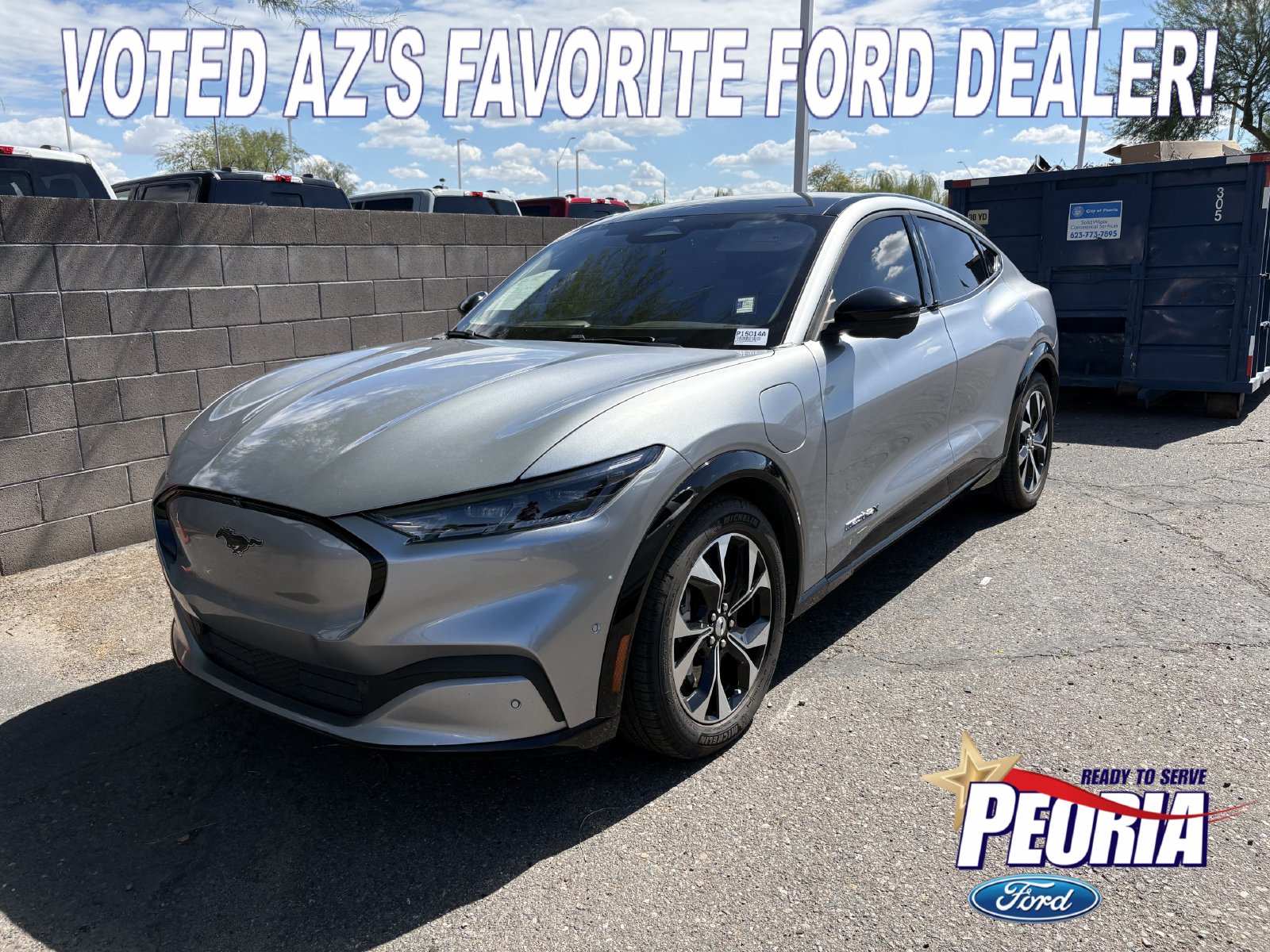 Certified 2021 Ford Mustang Mach-E Premium AWD with VIN 3FMTK3SU9MMA50175 for sale in Peoria, AZ