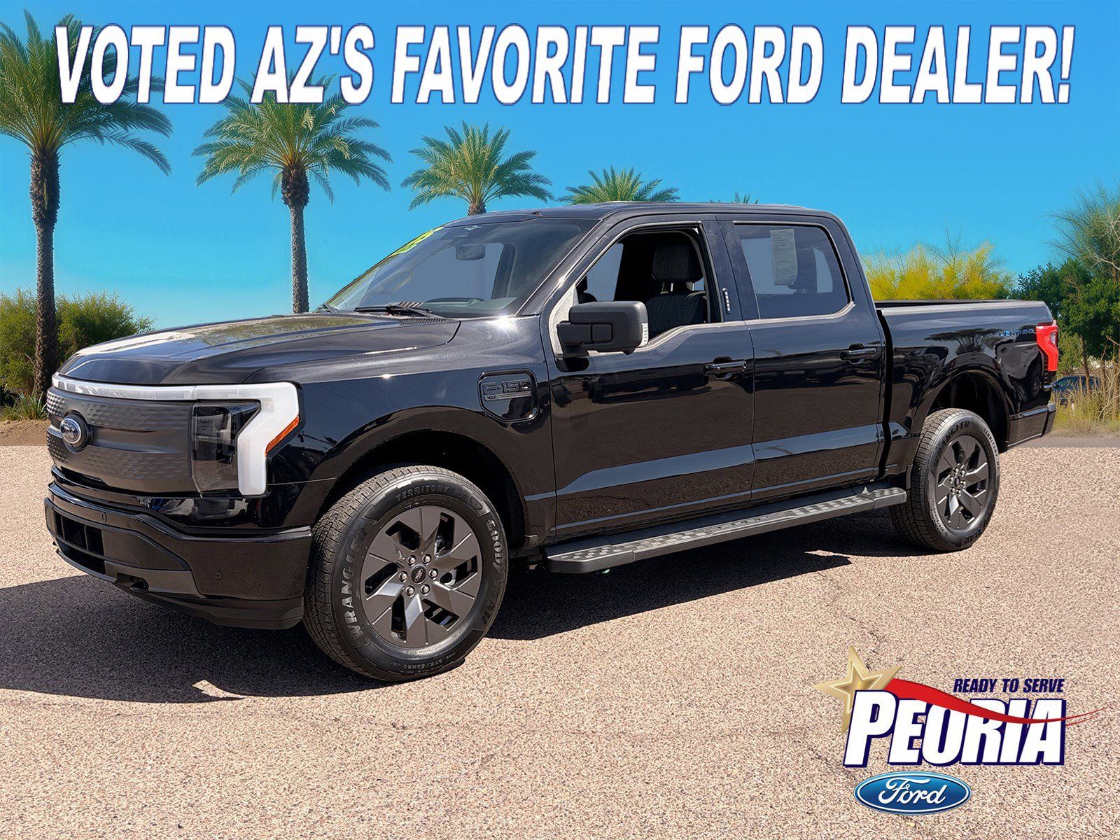 2023 Ford F-150 Lightning XLT SuperCrew AWD Negro (Agate Black) Camioneta Tracción en las cuatro ruedas Automática