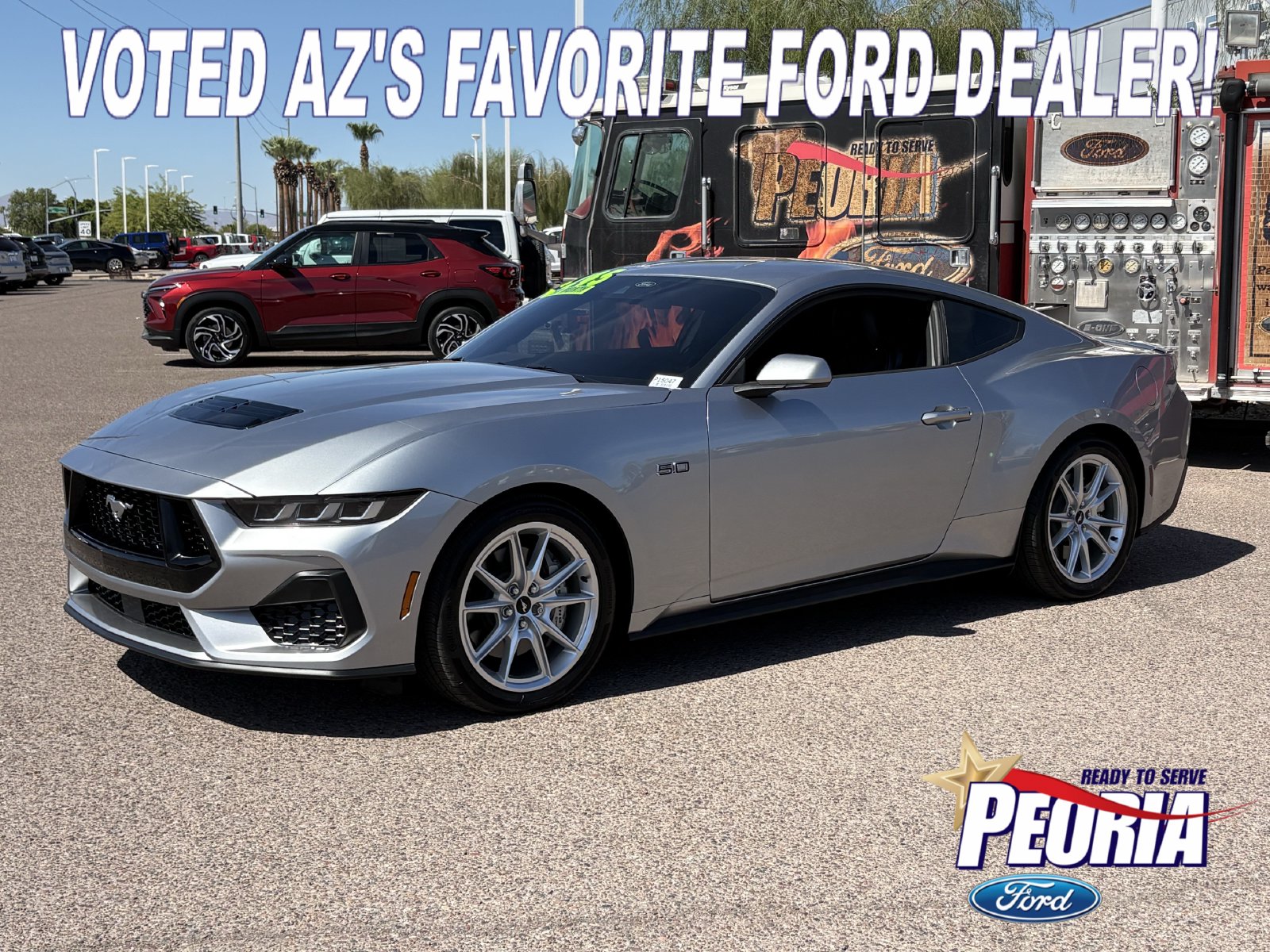 Iconic Silver 2025 Ford Mustang Coupe Rear-Wheel Drive Automatic