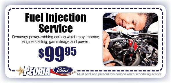 Fuel Injection Service Coupon, Phoenix West Valley Automotive Service Special