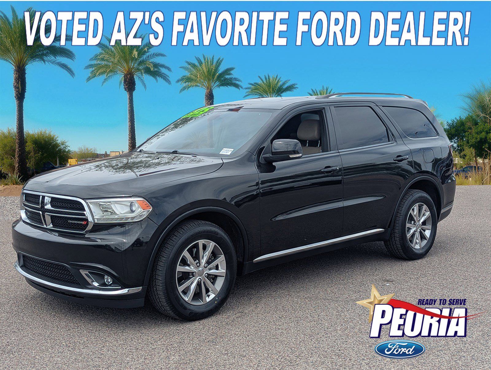 Brilliant Black Crystal Pearlcoat 2014 Dodge Durango Limited AWD SUV / Crossover All-Wheel Drive 8-Speed Automatic