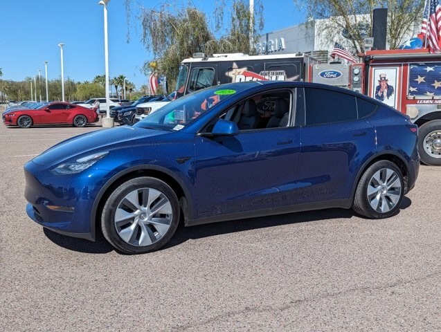 Used 2023 Tesla Model Y Long Range with VIN 7SAYGDEE8PA112051 for sale in Peoria, AZ