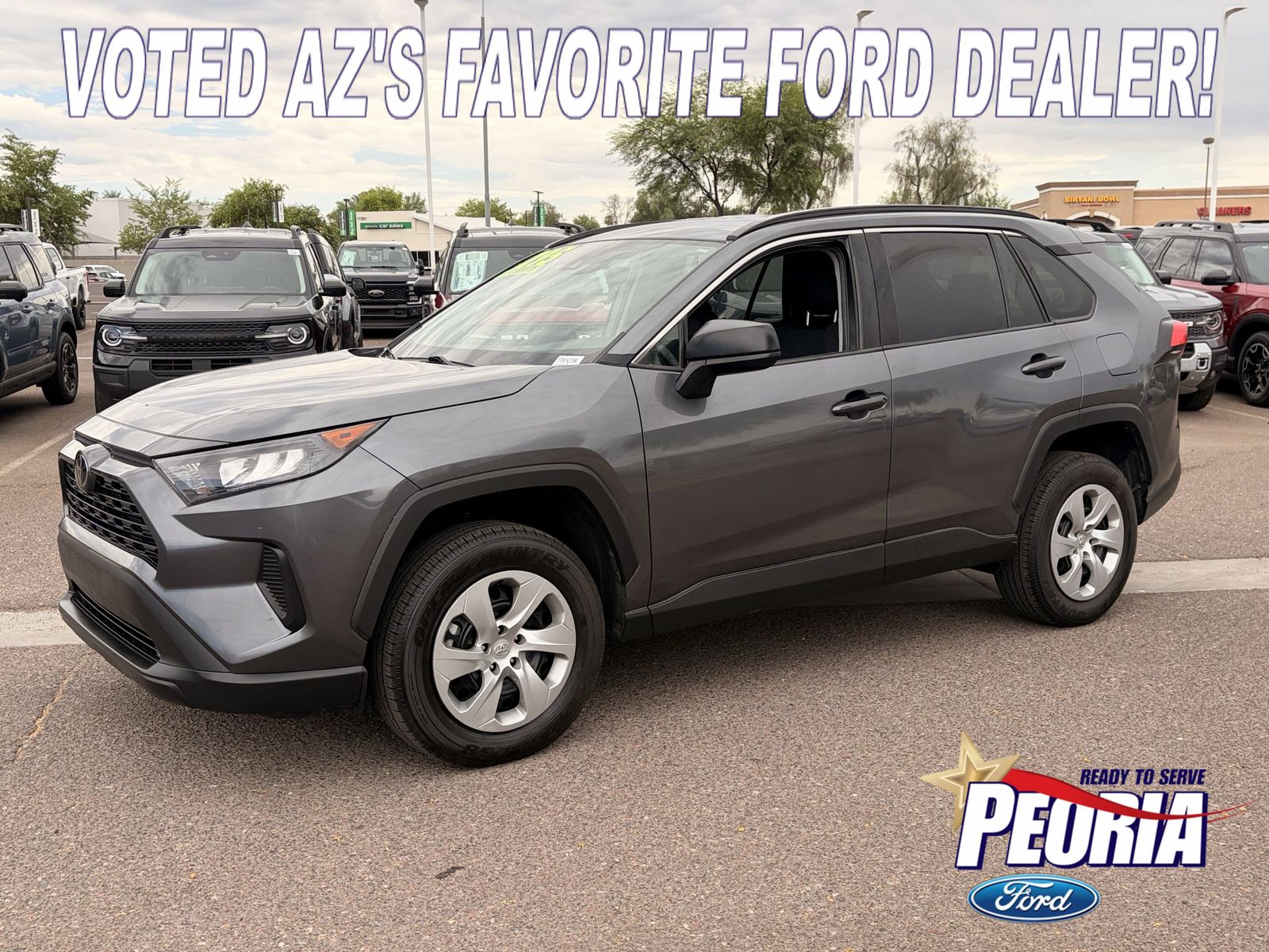 Magnetic Gray 2021 Toyota RAV4 LE AWD SUV / Crossover All-Wheel Drive 8-Speed Automatic