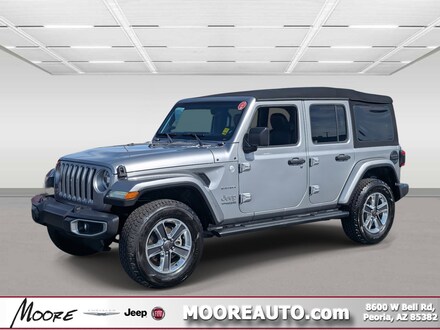 Featured Used 2018 Jeep Wrangler Unlimited Sahara 4x4 SUV for sale in Peroia, AZ