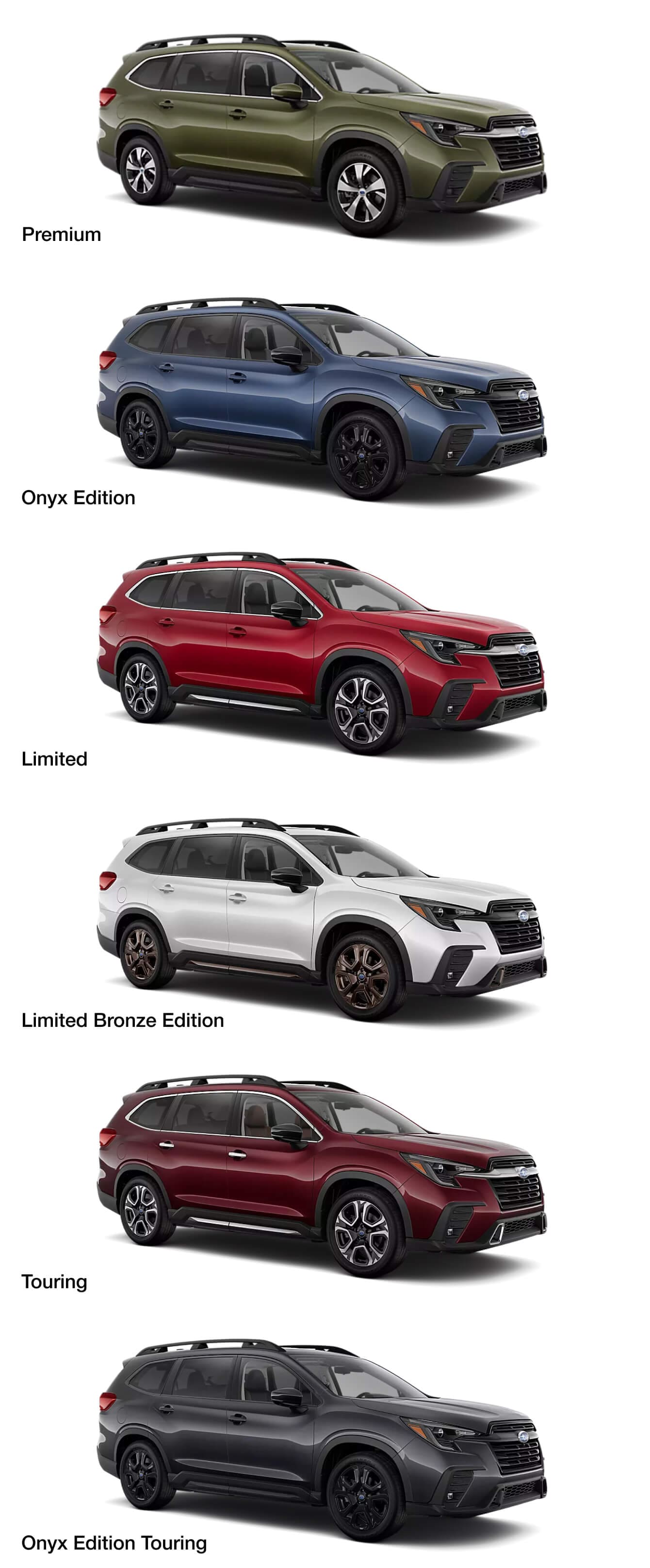 2025 Subaru Ascent Trims