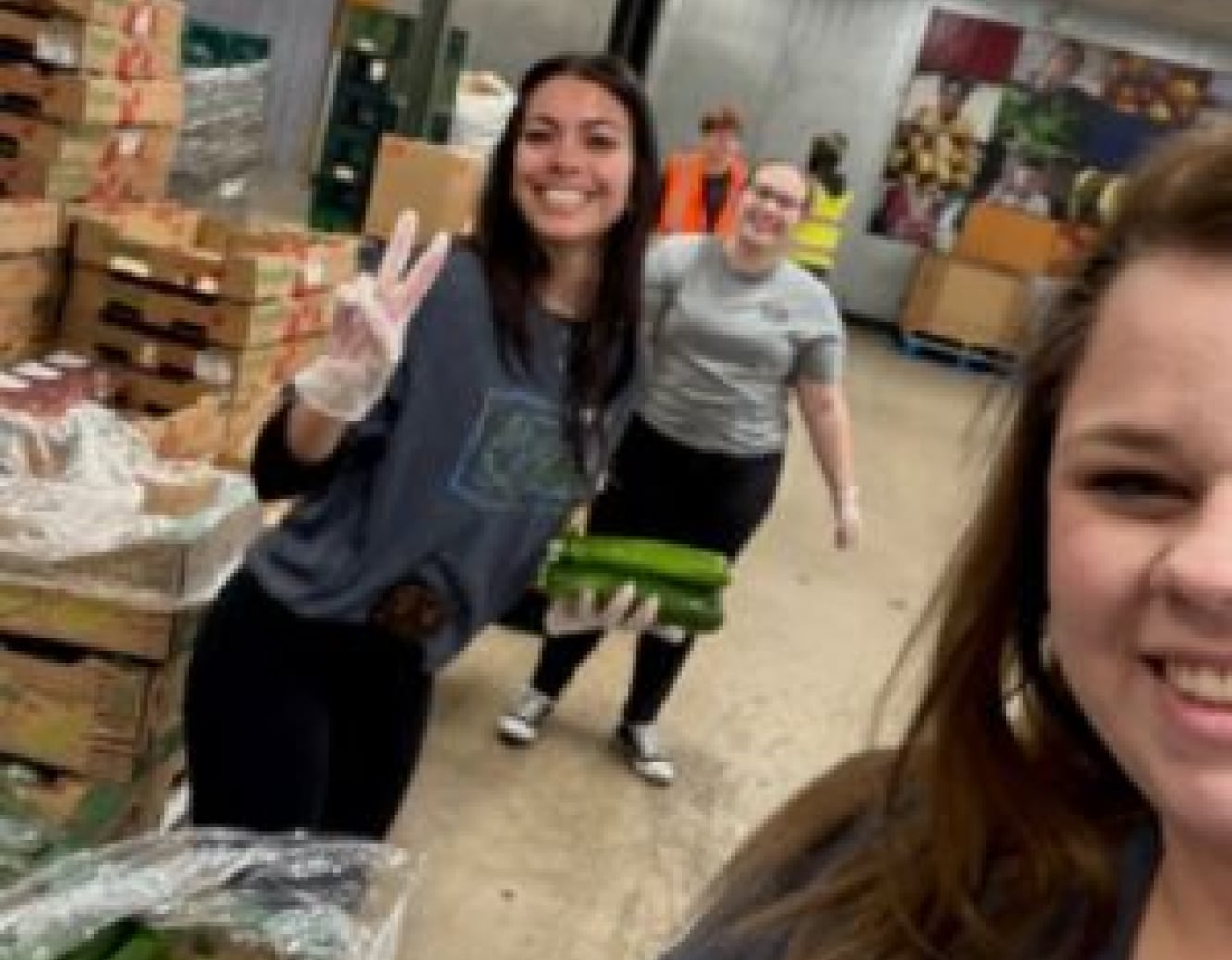 Helping feed over 1200 people! - Miranda B