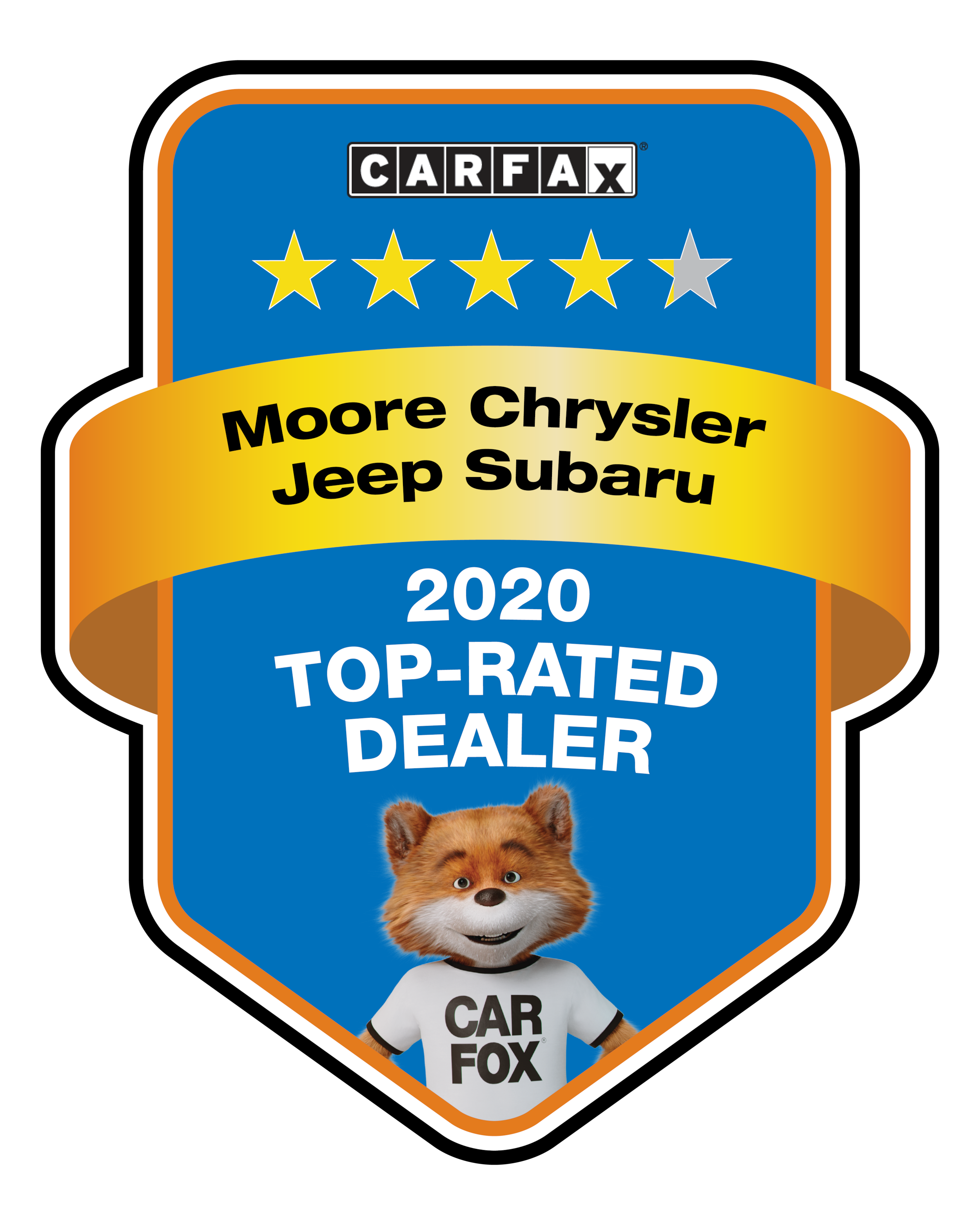 2021 Top Rated Dealer Subaru