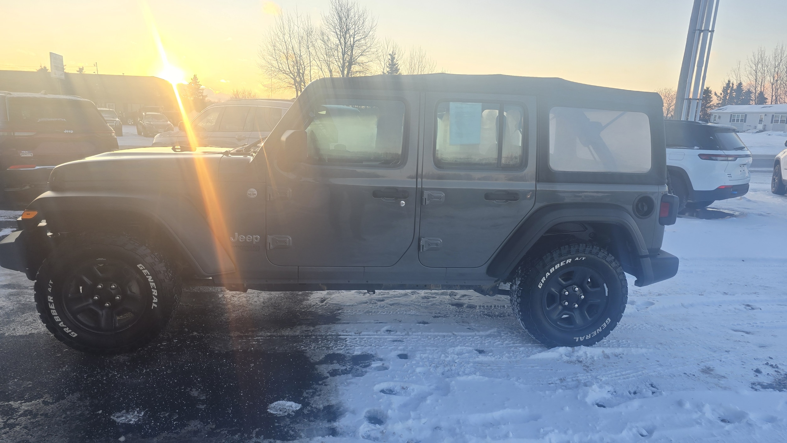 Used 2018 Jeep All-New Wrangler Unlimited Sport with VIN 1C4HJXDG1JW279022 for sale in Presque Isle, ME