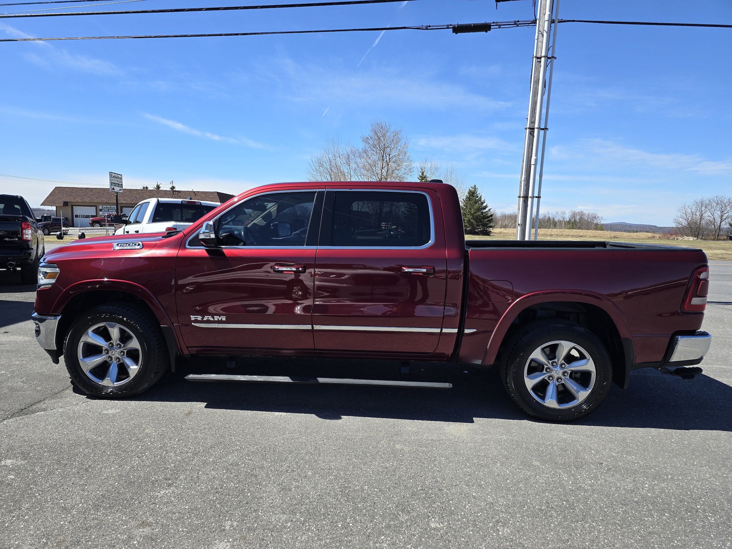 Used 2019 RAM Ram 1500 Pickup Limited with VIN 1C6SRFHT9KN512577 for sale in Presque Isle, ME