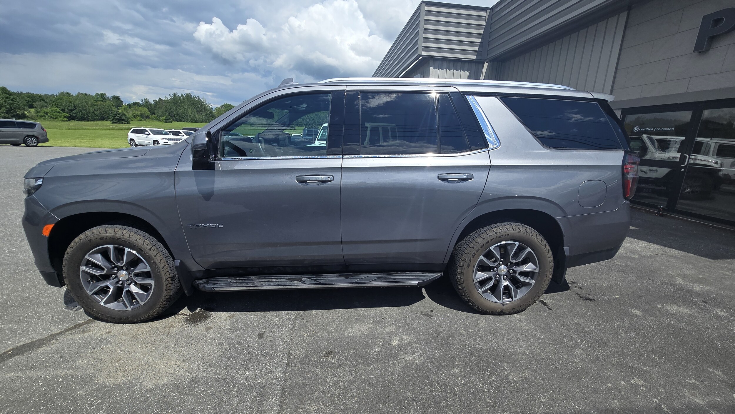 Used 2021 Chevrolet Tahoe LT with VIN 1GNSKNKD3MR273345 for sale in Presque Isle, ME