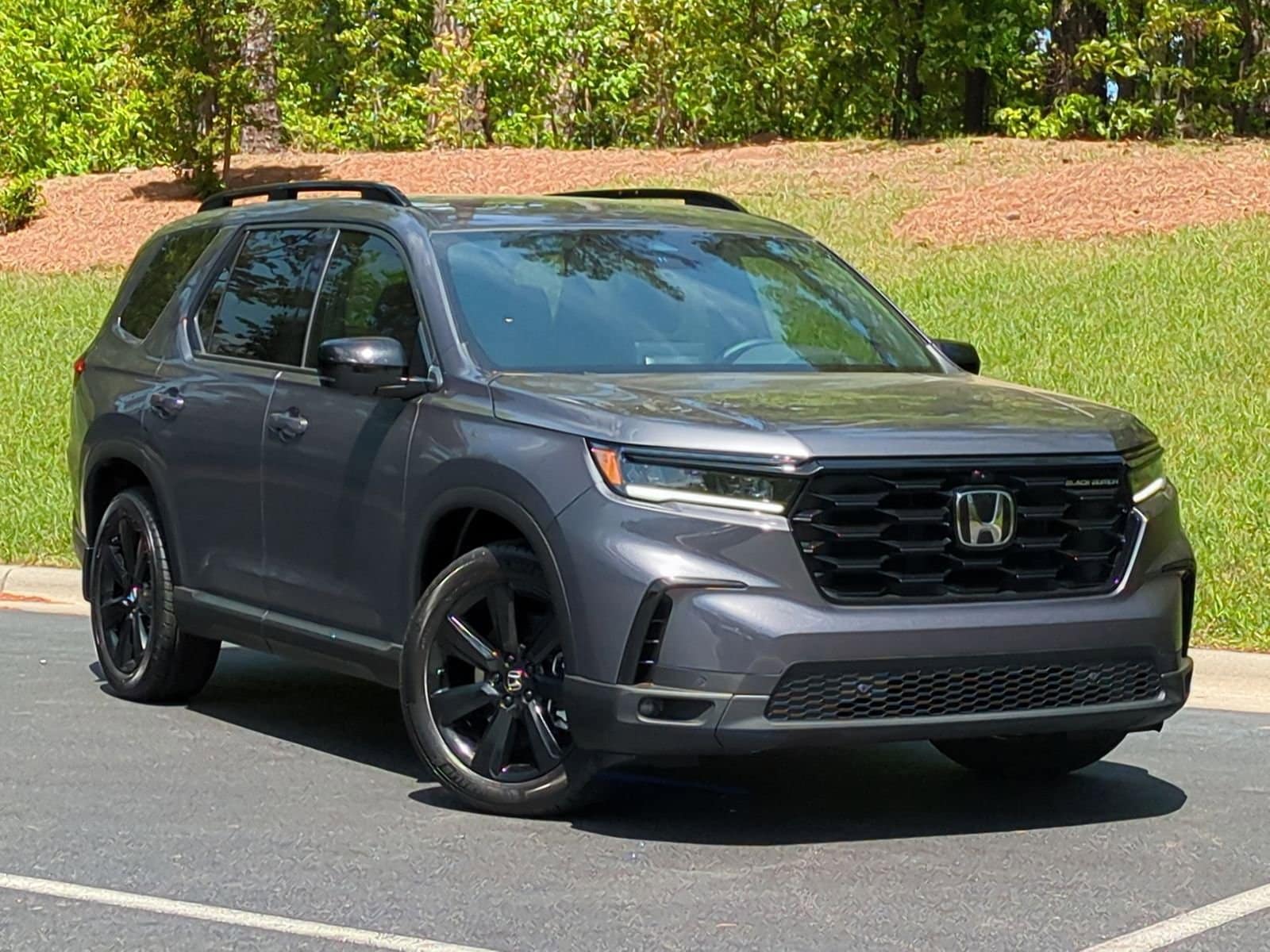 Used 2025 Honda Pilot Black Edition with VIN 5FNYG1H95SB053630 for sale in Charlotte, NC