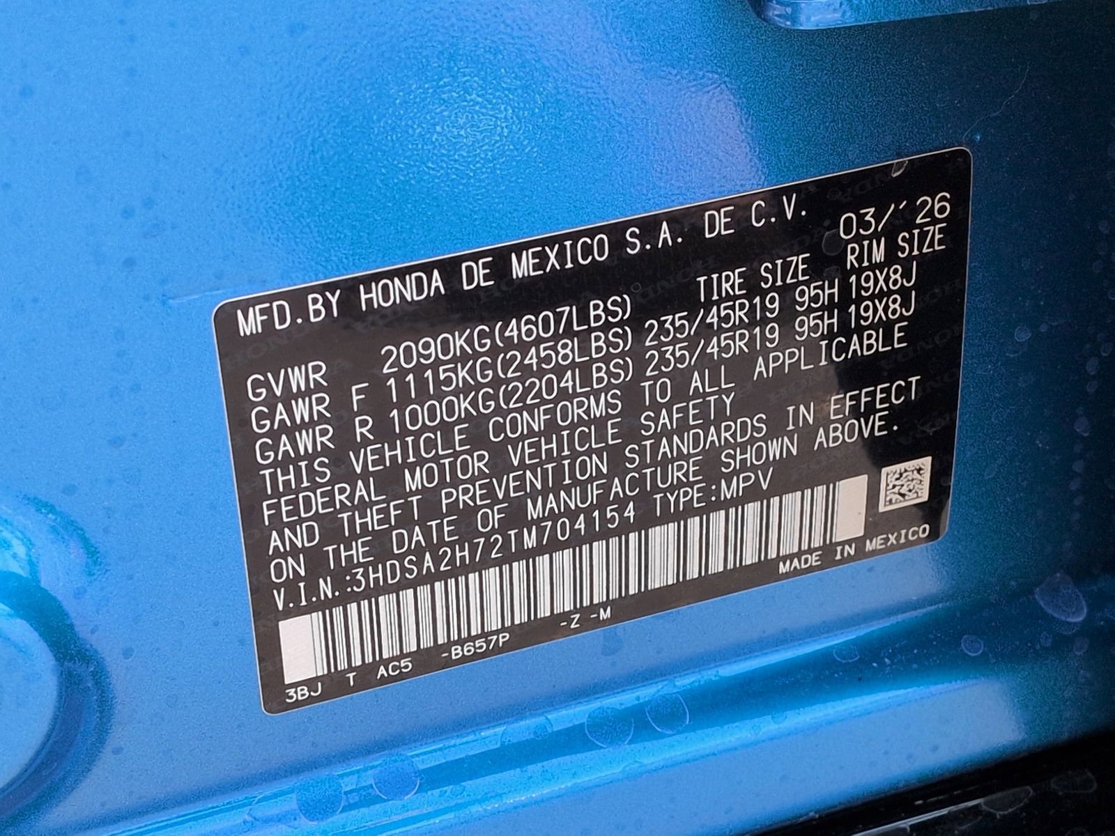New 2026 Acura ADX For Sale in Durham - VIN: 3HDSA2H72TM704154