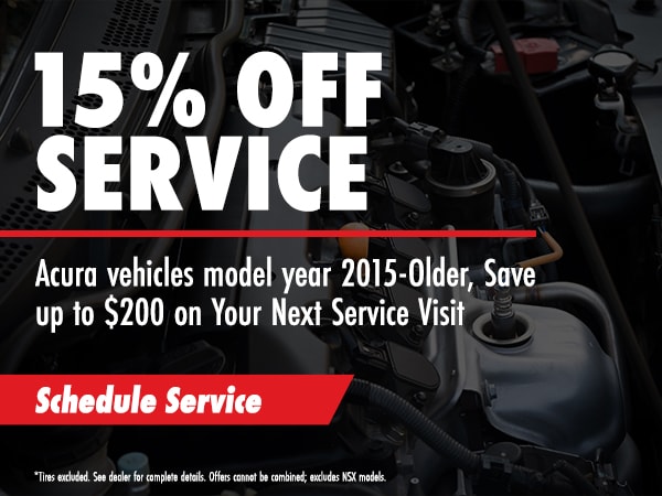 Acura Auto Service Specials in Durham