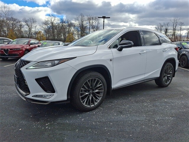 Used 2022 Lexus RX 350 F SPORT with VIN 2T2SZMDA4NC320780 for sale in East Hanover, NJ