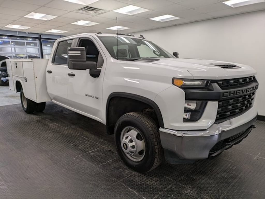 Used 2021 Chevrolet Silverado 3500 HD Chassis Cab Work Truck Truck Crew Cab