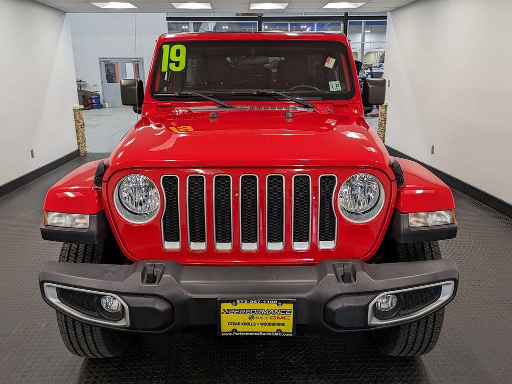 Used 2019 Jeep Wrangler Unlimited Sahara with VIN 1C4HJXEN6KW596101 for sale in Randolph, NJ