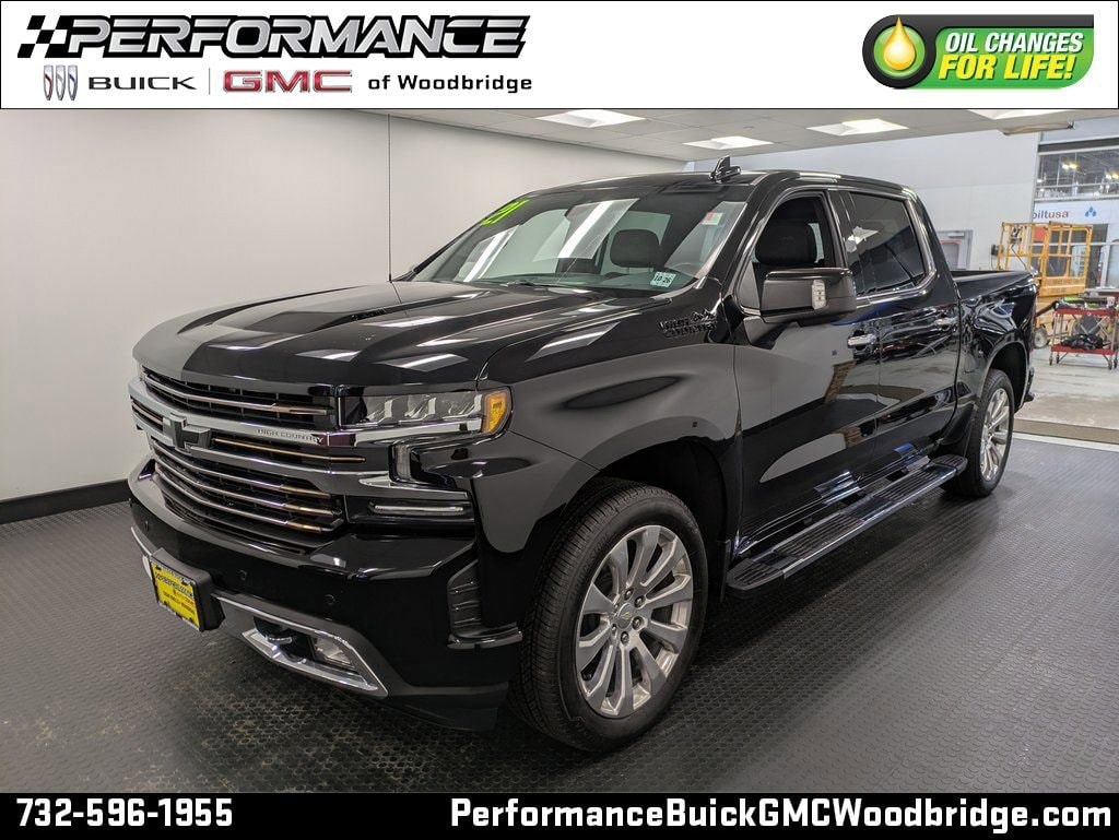 Used 2021 Chevrolet Silverado 1500 High Country Truck Crew Cab