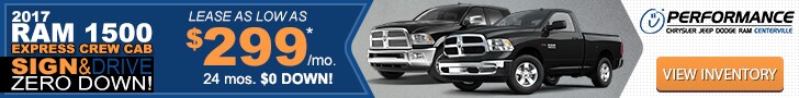 Lease a 2017 Ram 1500 Express for $299/mo.
