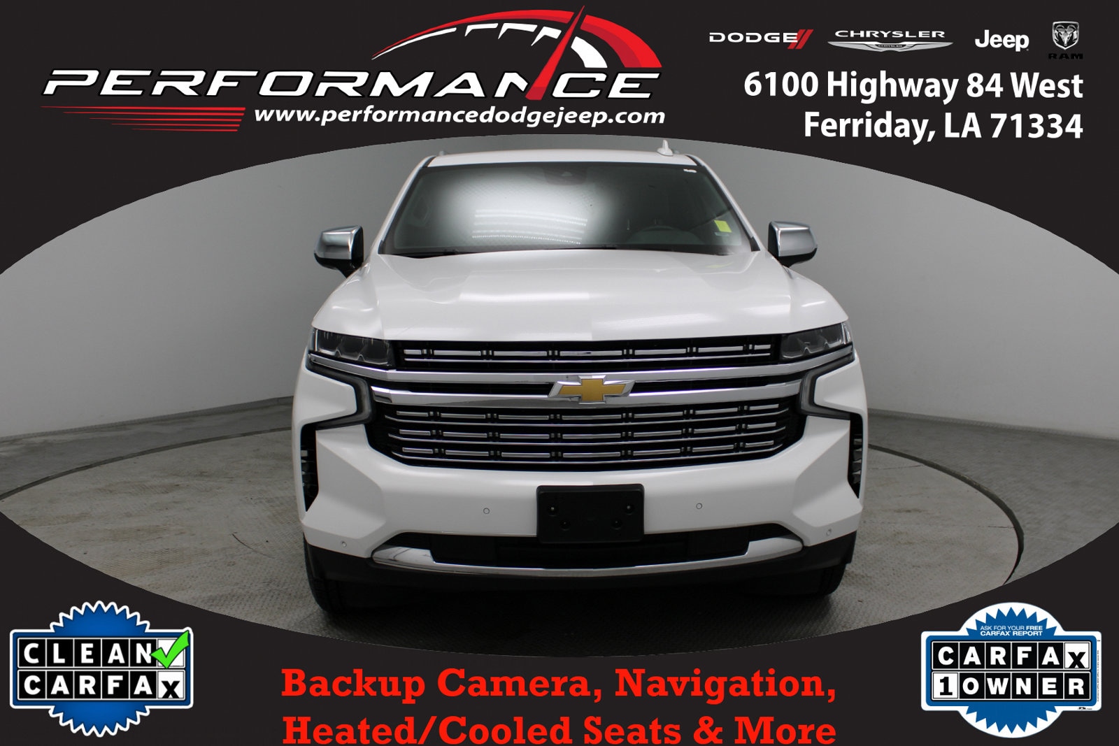 Used 2023 Chevrolet Tahoe Premier with VIN 1GNSKSKD0PR302965 for sale in Ferriday, LA