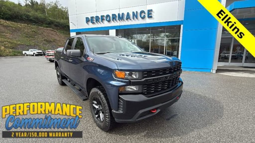 Used 2021 Chevrolet Silverado 1500 Custom Trail Boss Truck Crew Cab