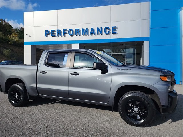 Certified 2021 Chevrolet Silverado 1500 Work Truck with VIN 3GCPYAEKXMG155325 for sale in Elkins, WV